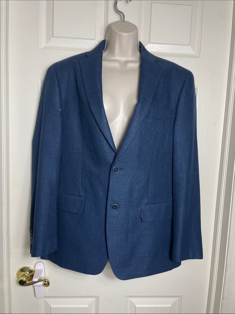 Michael Kors Navy Blue Two-Button Sport Coat in Navy